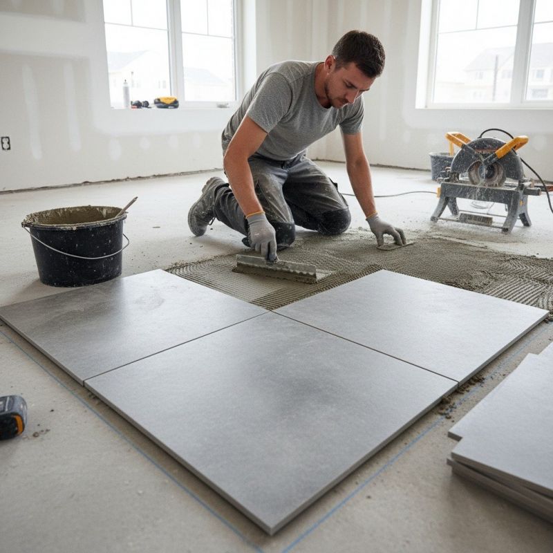 Tile Floor Installation